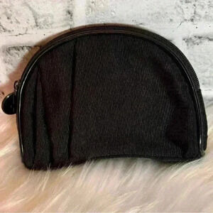 Giorgio Armani perfumes black‎ zipper bag